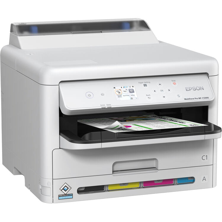 Impresora Empresarial Epson WorkForce Pro WF-C5390 | 34 ppm, Bolsas de Tinta, Wi-Fi + Red, Dúplex, Tamaño Oficio