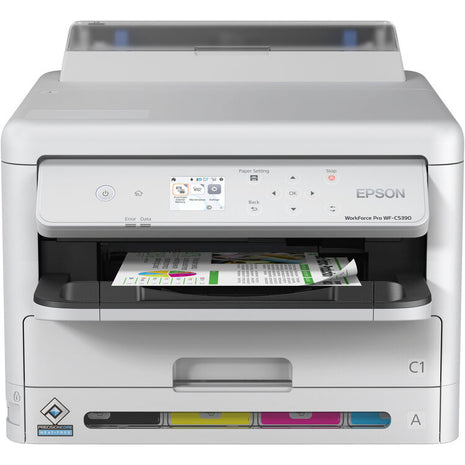 Impresora Empresarial Epson WorkForce Pro WF-C5390 | 34 ppm, Bolsas de Tinta, Wi-Fi + Red, Dúplex, Tamaño Oficio