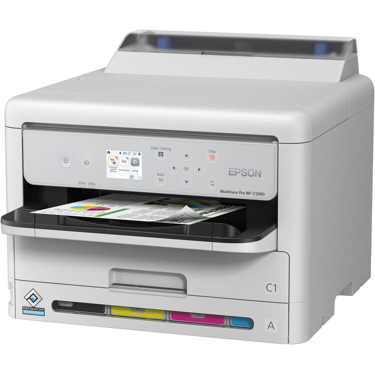 Impresora Empresarial Epson WorkForce Pro WF-C5390 | 34 ppm, Bolsas de Tinta, Wi-Fi + Red, Dúplex, Tamaño Oficio