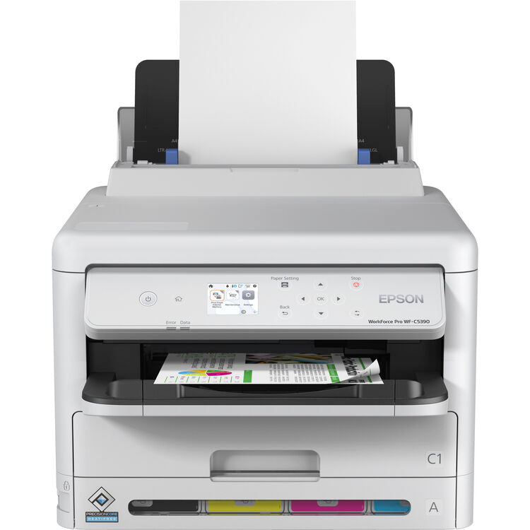 Impresora Empresarial Epson WorkForce Pro WF-C5390 | 34 ppm, Bolsas de Tinta, Wi-Fi + Red, Dúplex, Tamaño Oficio