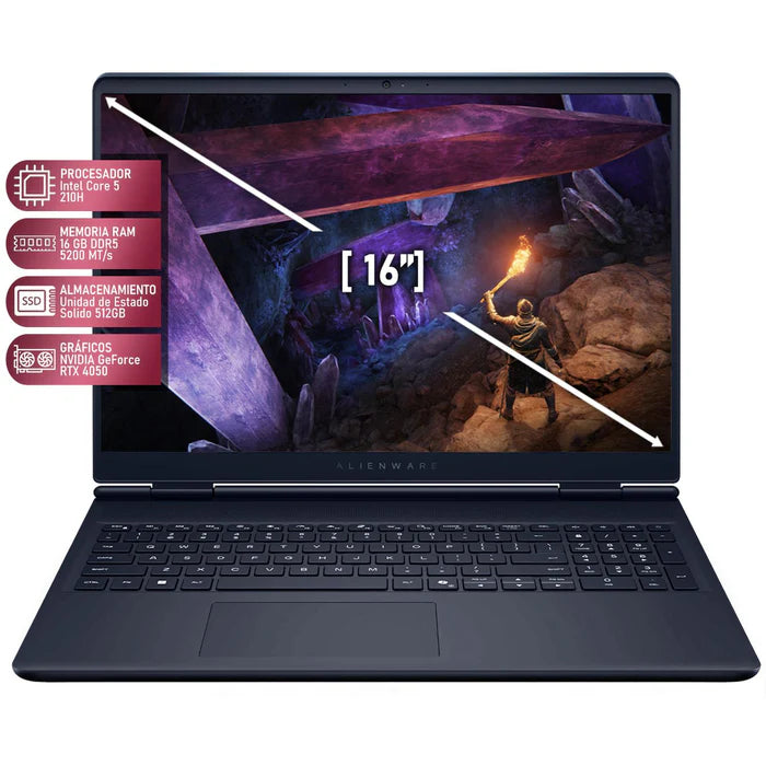 Alienware m16 Aurora | Intel Core 5-210H, NVIDIA RTX 4050 6GB, 16