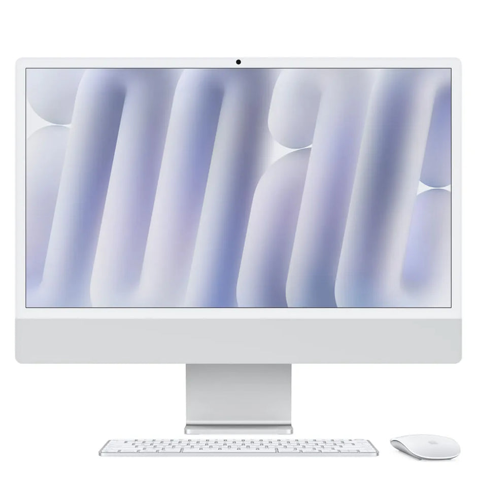 Apple iMac 24" Retina 4.5K (2024) | Chip M4 (CPU 10 nuc / GPU 10 nuc), 16GB RAM, 1TB SSD, Magic Keyboard Touch ID, Plata