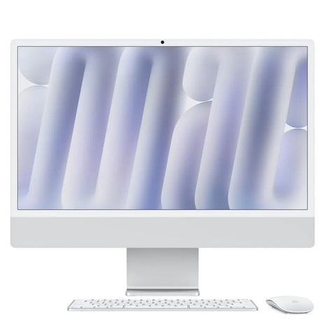 Apple iMac 24" Retina 4.5K (2024) | Chip M4 (CPU 10 nuc / GPU 10 nuc), 16GB RAM, 256GB SSD, 4 Puertos Thunderbolt, Plata