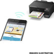 Impresora Epson EcoTank L1250 | Tinta Continua, Wi-Fi + Wi-Fi Direct, 33 ppm Negro / 15 ppm Color, Diseño Compacto