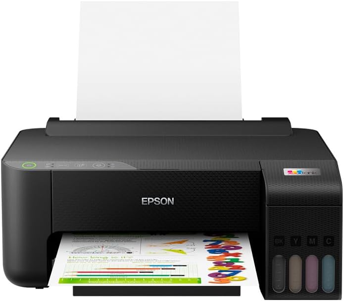 Impresora Epson EcoTank L1250 | Tinta Continua, Wi-Fi + Wi-Fi Direct, 33 ppm Negro / 15 ppm Color, Diseño Compacto