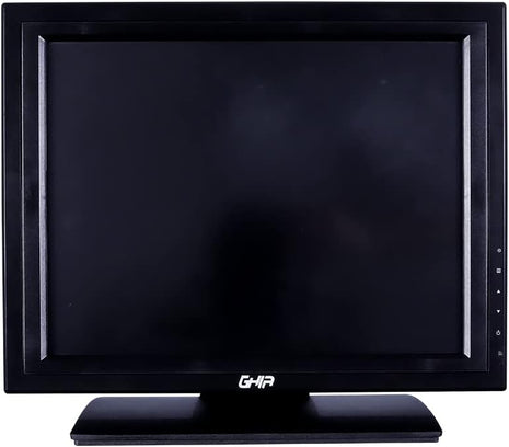 Monitor Touchscreen Capacitivo Ghia 15" | Ideal para Punto de Venta (POS), HDMI, VGA, USB, Negro