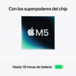 MACBOOK AIR 13 PULGADAS/CHIP M4 DE APPLE CON 10CPU Y 10GPU/16GB/512GB SSD/2 PUERTOS THUNDERBOLT 4/AD USB-C 35W/MAGIC KEYBOARD CON TOUCH ID/PLATA