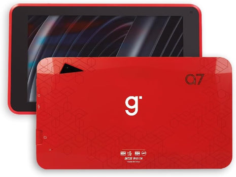 Tablet GHIA A7 7" Roja | Quadcore, 2GB RAM, 32GB, Android 11, Wi-Fi