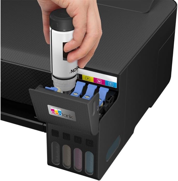 Impresora Epson EcoTank L1250 | Tinta Continua, Wi-Fi + Wi-Fi Direct, 33 ppm Negro / 15 ppm Color, Diseño Compacto