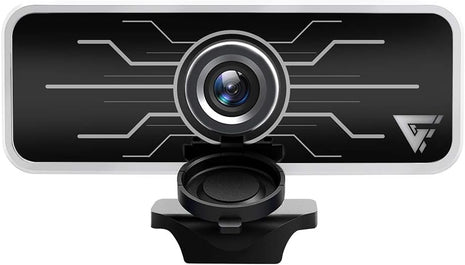 Webcam Game Factor WG400 | Full HD 1080p, 30FPS, Iluminación LED, Micrófono Integrado, Tapa de Privacidad, USB