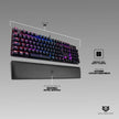 Teclado Gamer Balam Rush Dominate GKX775 | Optomecánico, RGB, 117 Teclas, Reposamuñecas, Multiplataforma