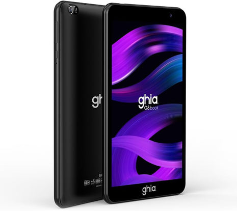 Tablet A8 Book 8" | Octacore, 4GB RAM, 64GB, 4000mAh, Android 14, Wi-Fi | Negro o Turquesa