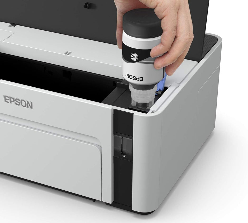 Impresora Monocromática Epson EcoTank M1120 | Tinta Continua, Wi-Fi + Wi-Fi Direct, 32 ppm, Tanque de Gran Capacidad