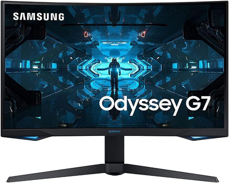 Samsung Odyssey G7 27" Gamer | 4K UHD (3840 x 2160), 180Hz, Panel IPS, 1ms, DisplayPort, HDMI, Negro