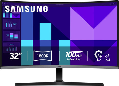Samsung S3 S39GD 32" Curvo | FHD (1920 x 1080), 100Hz, Panel VA, HDMI, D-Sub, Negro