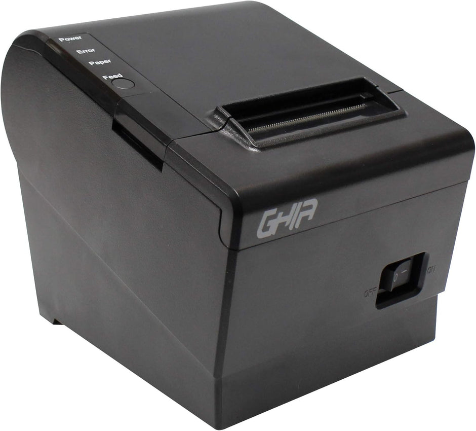 Impresora Térmica Ghia GTP582 | 58mm, USB/RJ11, Autocortador, 125mm/s, Color Negro