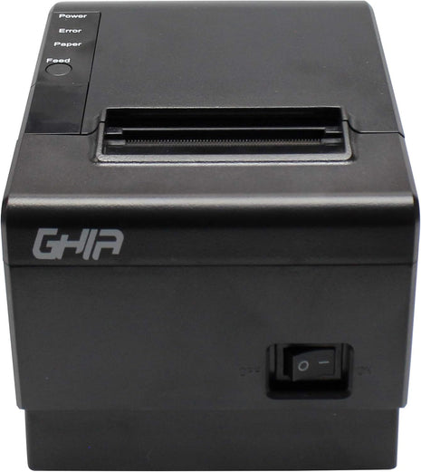Impresora Térmica Ghia GTP582 | 58mm, USB/RJ11, Autocortador, 125mm/s, Color Negro