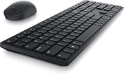 Kit de Teclado y Mouse Dell Pro KM5221W | Inalámbrico 2.4GHz, Distribución en Inglés, Teclas Silenciosas, Negro