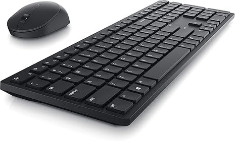 Kit de Teclado y Mouse Dell Pro KM5221W | Inalámbrico 2.4GHz, Distribución en Inglés, Teclas Silenciosas, Negro