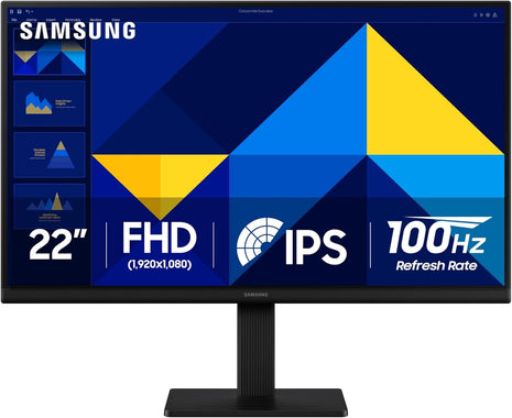 Samsung S3 S30GD 22" Essential | FHD (1920 x 1080), 100Hz, Panel IPS, HDMI, D-Sub, Negro
