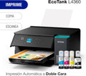 Multifuncional Epson EcoTank L4360 | Tinta Continua, Wi-Fi Direct, 15 ppm Negro / 8 ppm Color, USB
