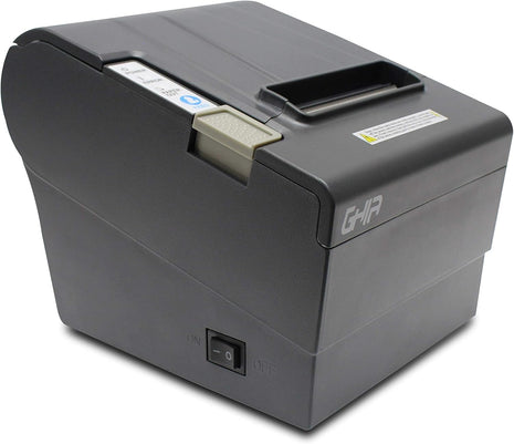 Impresora Térmica Ghia GTP801 | 80mm, Alta Velocidad 250mm/s, Ethernet/USB/RJ11, Autocortador, Negra