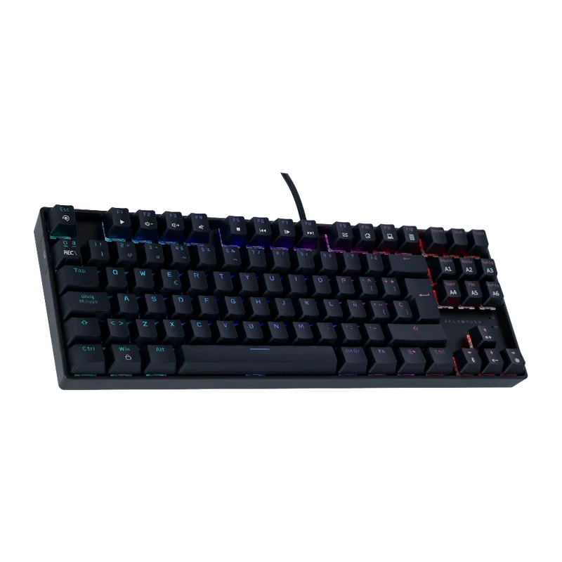 Teclado Gamer Balam Rush Dominate GK560 | TKL 88 Teclas, RGB, Multimedia, USB, Español, Negro