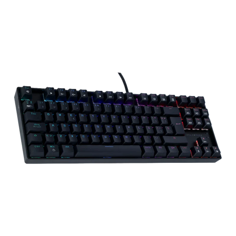 Teclado Gamer Balam Rush Dominate GK560 | TKL 88 Teclas, RGB, Multimedia, USB, Español, Negro