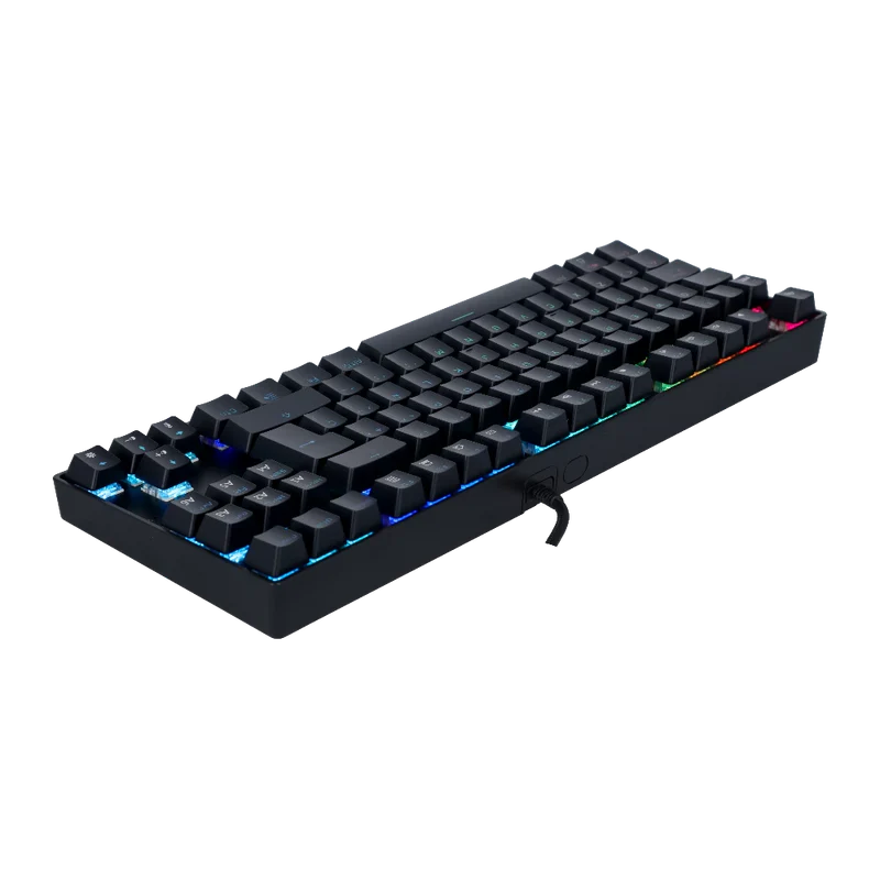 Teclado Gamer Balam Rush Dominate GK560 | TKL 88 Teclas, RGB, Multimedia, USB, Español, Negro