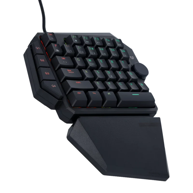 Teclado Mecánico Gamer a una Mano Balam Rush Dominate GK540 | RGB, 39 Teclas, USB, Negro