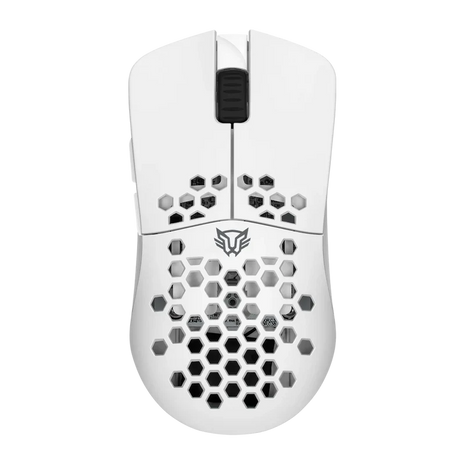 Mouse Gamer Balam Rush Speeder Light MG969 | Triple Conexión (Bluetooth, Inalámbrico, USB), 5000 DPI, 7 Botones, RGB, Blanco