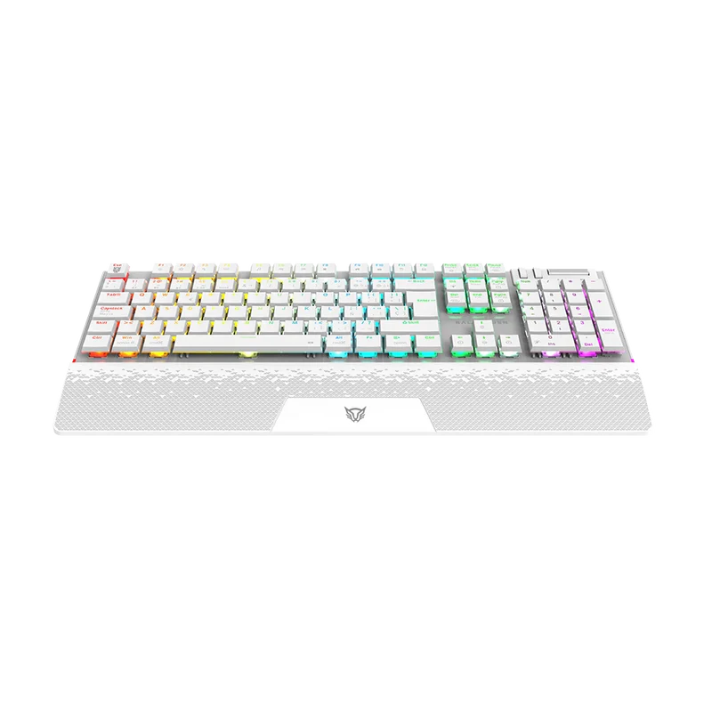 Teclado Mecánico Gamer Balam Rush Dominate Expert GK979I | Blanco, Inalámbrico Dual (BT + 2.4GHz), RGB, 105 Teclas, Español