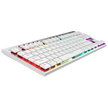 Teclado Mecánico Gamer Balam Rush Dominate Expert GK959 Blanco | Inalámbrico Dual (2.4GHz + BT 5.0), RGB, TKL 87 Teclas, Español