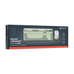 Kit Gamer Inalámbrico Balam Rush Squad Conquest Pro KG525 | Blanco, Teclado 97 Teclas + Mouse 7200 DPI, RGB, Dual (BT + 2.4GHz)