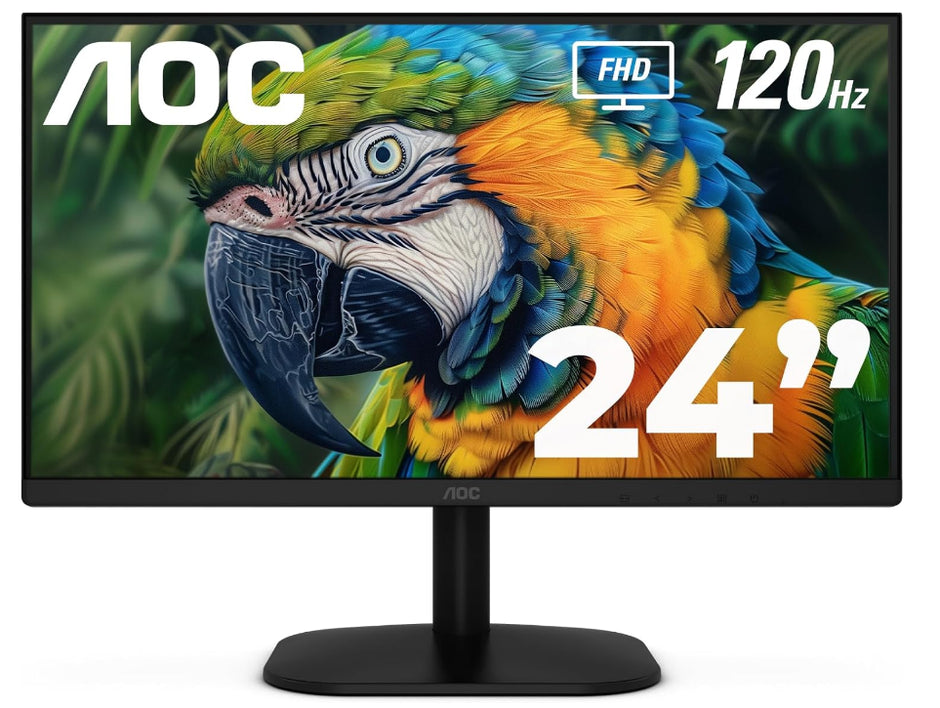 Monitor AOC 24B35H3 23.8" | IPS, 120Hz, 1ms, Full HD (1920x1080), HDMI, VGA, Negro