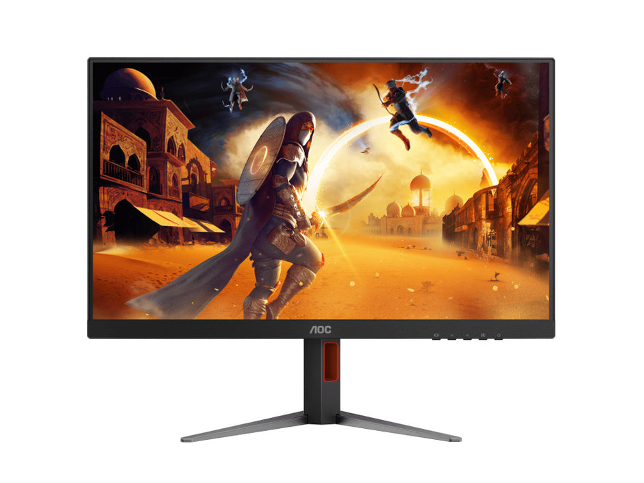 Monitor Gamer AOC 27G4H 27" | IPS, Full HD (1920 x 1080), 200Hz, 0.5ms, Adaptive Sync, Negro/Rojo