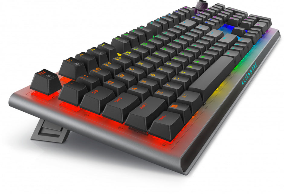 Teclado Mecánico Gaming Alienware AW920K | Tri-Mode (Inalámbrico, BT, USB), RGB AlienFX, Switches Cherry MX Red