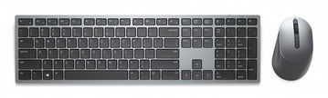 Kit de Teclado y Mouse Dell Premier KM7321W | Multidispositivo (3 Equipos), Inalámbrico + Bluetooth, Gris Titán
