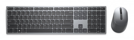 Kit de Teclado y Mouse Dell Premier KM7321W | Multidispositivo (3 Equipos), Inalámbrico + Bluetooth, Gris Titán