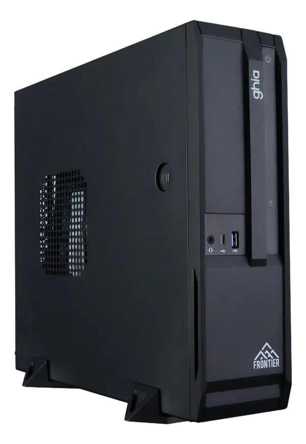 Ghia Frontier Slim 2.0 | Intel N100, 8GB RAM, 1TB SSD NVMe, Formato Compacto, Sin Sistema