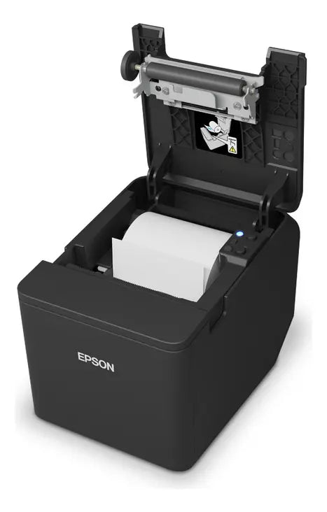 Impresora Térmica Epson TM-T20IV-SP | 80mm/58mm, Triple Interfaz (USB+Ethernet+Serial), Autocortador, Negra