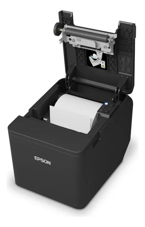 Impresora Térmica Epson TM-T20IV-SP | 80mm/58mm, Triple Interfaz (USB+Ethernet+Serial), Autocortador, Negra