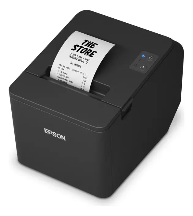 Impresora Térmica Epson TM-T20IV-SP | 80mm/58mm, Triple Interfaz (USB+Ethernet+Serial), Autocortador, Negra