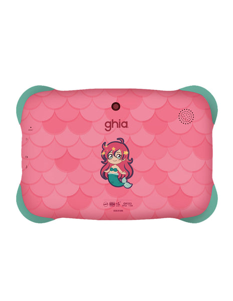 Tablet GHIA Kids 7" Sirena | Quadcore, 2GB RAM, 32GB, Android 13 Go, Wi-Fi, Edición Especial