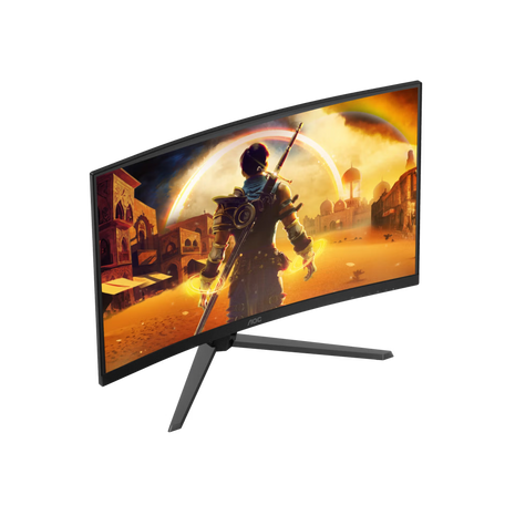 Monitor Gamer Curvo AOC C32G42ZE 32" | 240Hz, 0.5ms MPRT, Full HD, VA, Adaptive Sync, Negro/Rojo