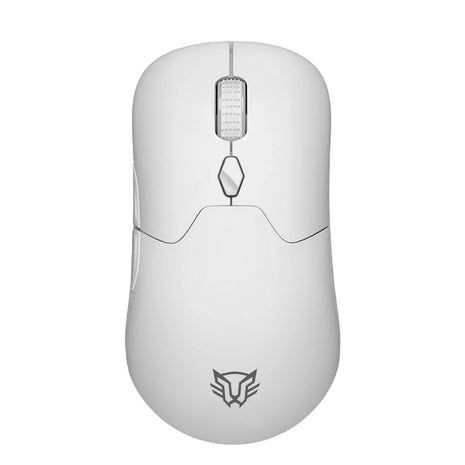 Mouse Gamer Balam Rush Speeder Perform MG979 | Triple Conexión, 5000 DPI, Carcasas Intercambiables, RGB, Blanco
