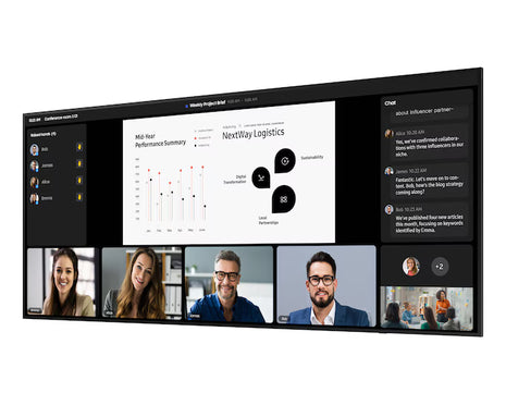 Samsung QPD-5K 105" | Monitor de Señalización Digital, 5K Ultra-Wide (5120 x 2160), 500 nits, USB-C, 24/7