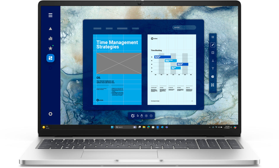 Dell Pro 16 | Intel Core Ultra 7 155U, 16" FHD+, 16GB RAM, 512GB SSD, Win 11 Pro, Plata
