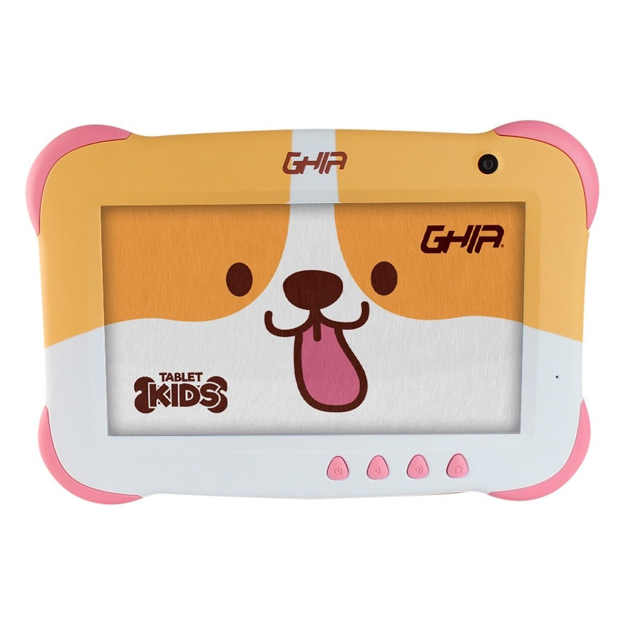 Tablet GHIA Kids 7" Edición Perrito | Quadcore, 1GB RAM, 16GB, Android 9, Wi-Fi