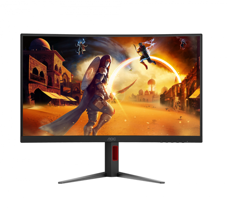 Monitor Gamer AOC 24G42HE 23.8" | IPS, Full HD (1920 x 1080), 200Hz, 1ms, G-Sync Compatible, Negro/Rojo
